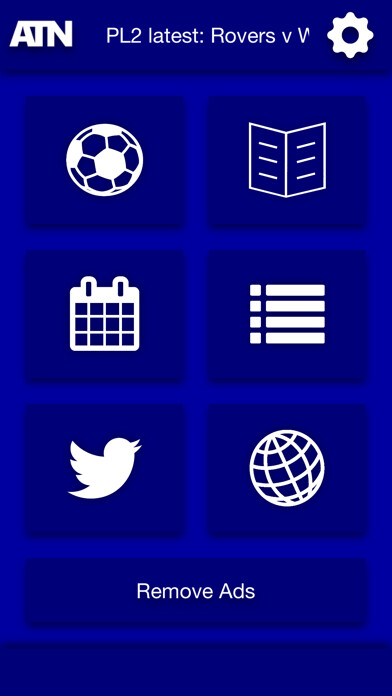 Emulate iPhone app All The News - Blackburn Rovers Edition using MyAndroid
