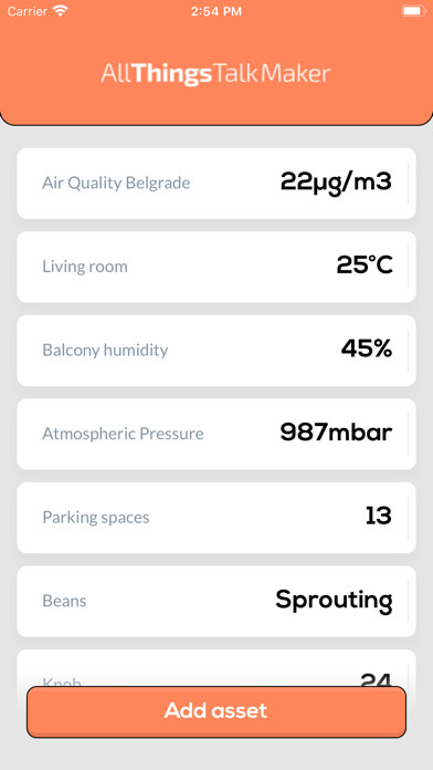 Emulate iPhone app AllThingsTalk Glance using MyAndroid Emulate iPhone app AllThingsTalk Glance using MyAndroid