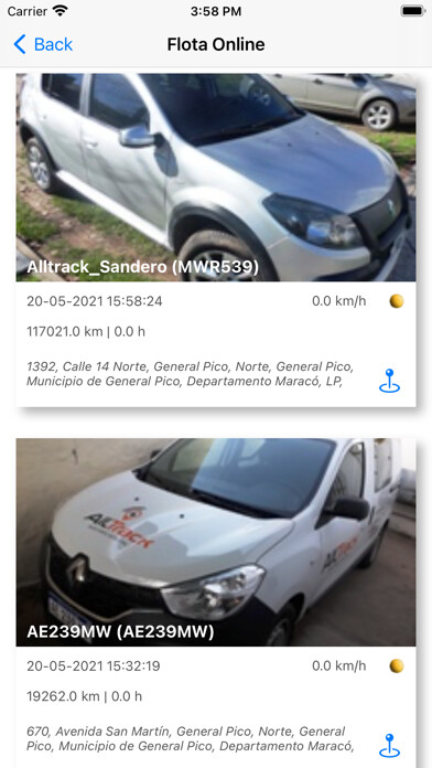 Emulate iPhone app Alltrack using MyAndroid