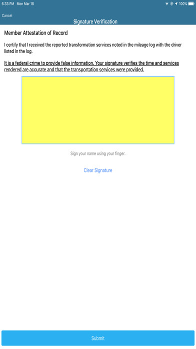 Emulate iPhone app AllTransSoftware Mobile Driver using MyAndroid