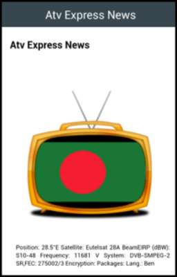 Emulate Android APK All TV Bangladesh