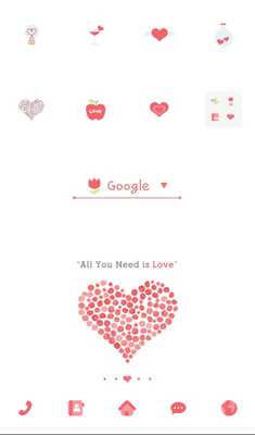 Emulate Android APK All U Need is Love dodol theme Emulate Android APK All U Need is Love dodol theme
