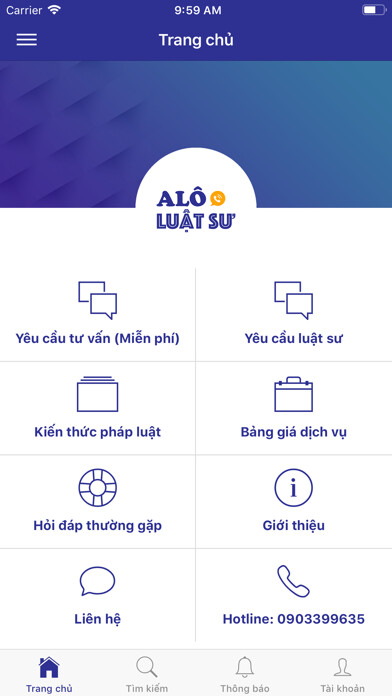 Emulate iPhone app Alô Lu?t S? using MyAndroid Emulate iPhone app Alô Lu?t S? using MyAndroid