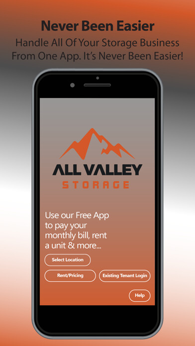 Emulate iPhone app All Valley Storage using MyAndroid