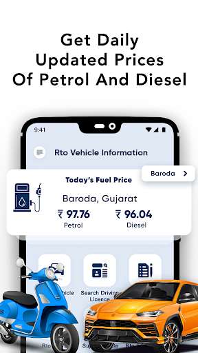 Run android online APK All Vehicle Information - Vehicle Owner Details from MyAndroid or emulate All Vehicle Information - Vehicle Owner Details using MyAndroid