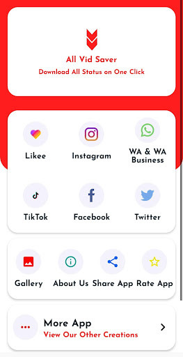 Run android online APK All Vid Saver from MyAndroid or emulate All Vid Saver using MyAndroid