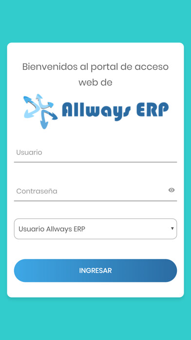Emulate iPhone app Allways ERP using MyAndroid