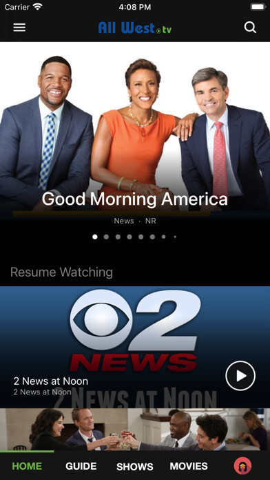 Emulate iPhone app AllWest.TV using MyAndroid Emulate iPhone app AllWest.TV using MyAndroid