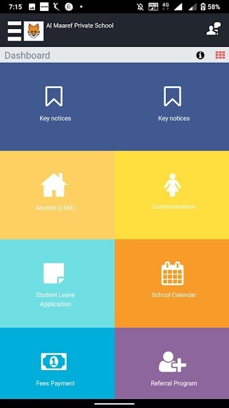 Run android online APK Al Maaref Private School from MyAndroid or emulate Al Maaref Private School using MyAndroid