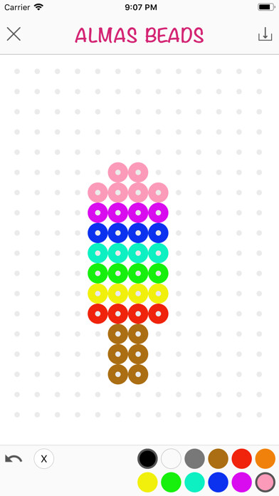 Emulate iPhone app Almas Beads Pegboard using MyAndroid Emulate iPhone app Almas Beads Pegboard using MyAndroid