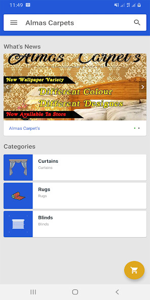 Run android online APK Almas Carpets from MyAndroid or emulate Almas Carpets using MyAndroid Run android online APK Almas Carpets from MyAndroid or emulate Almas Carpets using MyAndroid