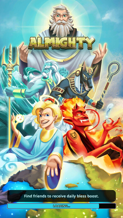 Emulate iPhone app Almighty: God Idle Clicker using MyAndroid