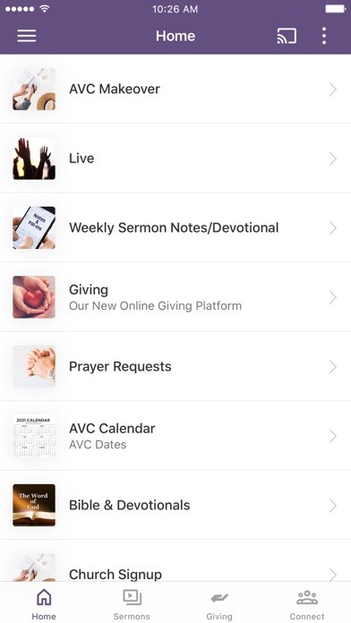 Emulate iPhone app Almont Vineyard Church using MyAndroid Emulate iPhone app Almont Vineyard Church using MyAndroid