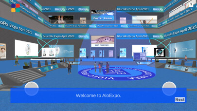 Emulate iPhone app AloExpo Virtual Expo using MyAndroid