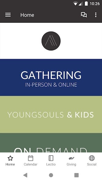 Emulate iPhone app Alongsiders Church using MyAndroid Emulate iPhone app Alongsiders Church using MyAndroid