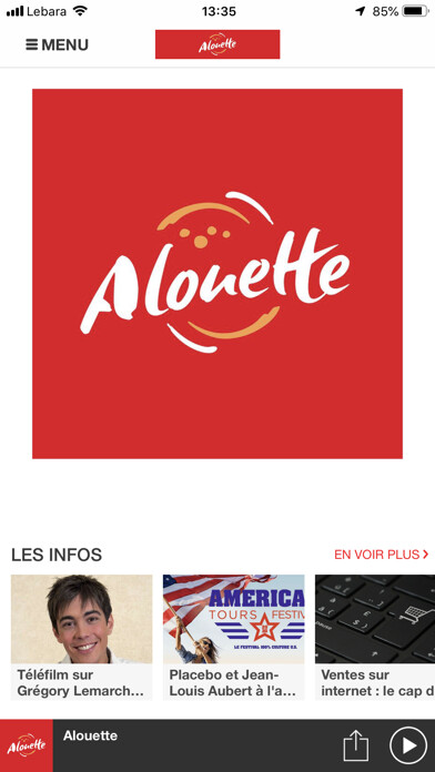 Emulate iPhone app Alouette using MyAndroid Emulate iPhone app Alouette using MyAndroid