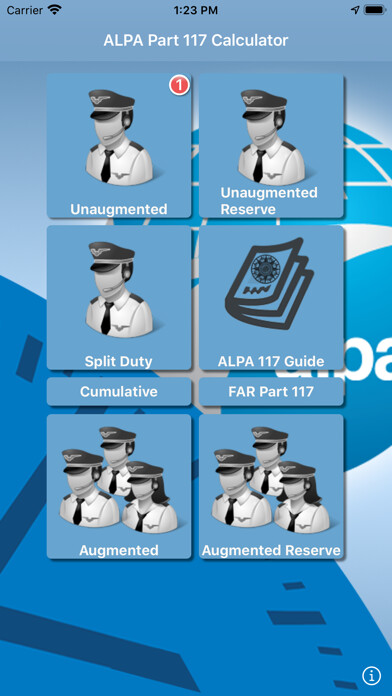 Emulate iPhone app ALPA Part 117 Calculator using MyAndroid Emulate iPhone app ALPA Part 117 Calculator using MyAndroid