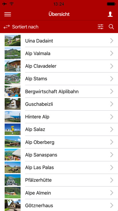 Emulate iPhone app Alpbeizli using MyAndroid