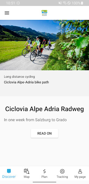 Emulate iPhone app Alpe Adria Biketour using MyAndroid Emulate iPhone app Alpe Adria Biketour using MyAndroid