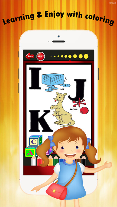 Emulate iPhone app Alphabet A to Z Coloring Book for children age 1-6 using MyAndroid Emulate iPhone app Alphabet A to Z Coloring Book for children age 1-6 using MyAndroid