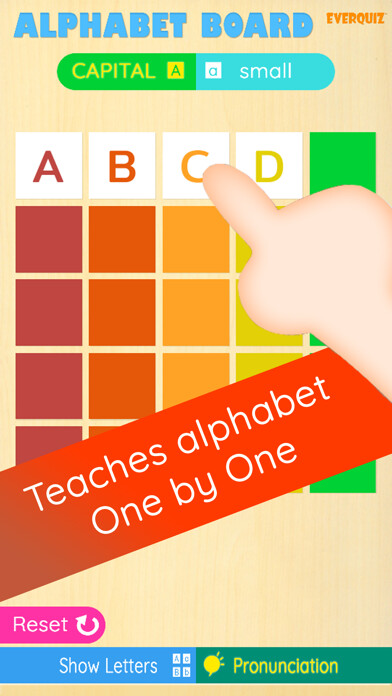 Emulate iPhone app Alphabet Board EQ using MyAndroid