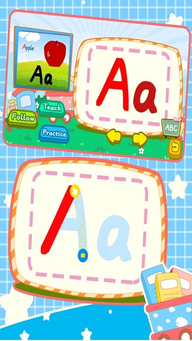 Emulate iPhone app Alphabet English ABC Writing using MyAndroid Emulate iPhone app Alphabet English ABC Writing using MyAndroid