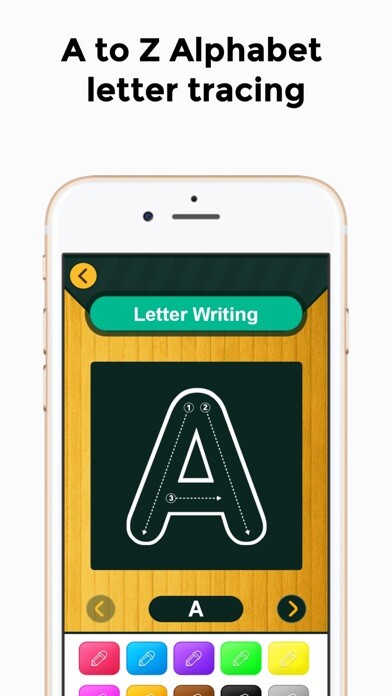 Emulate iPhone app Alphabet Number Writing using MyAndroid