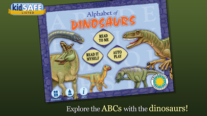 Emulate iPhone app Alphabet of Dinosaurs using MyAndroid Emulate iPhone app Alphabet of Dinosaurs using MyAndroid