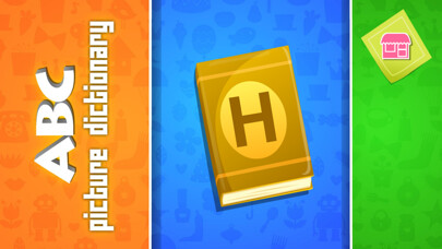 Emulate iPhone app Alphabet Picture Dictionary using MyAndroid