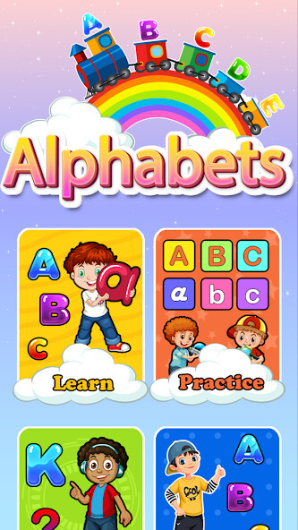 Run android online APK Alphabets Learning from MyAndroid or emulate Alphabets Learning using MyAndroid