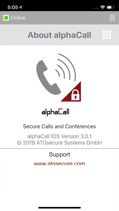 Run android online APK alphaCall from MyAndroid or emulate alphaCall using MyAndroid