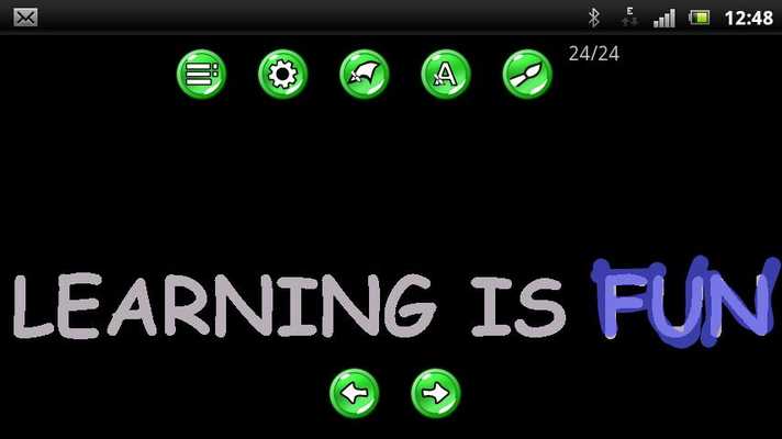 Emulate Android APK Alpha Kids WORDS Lite