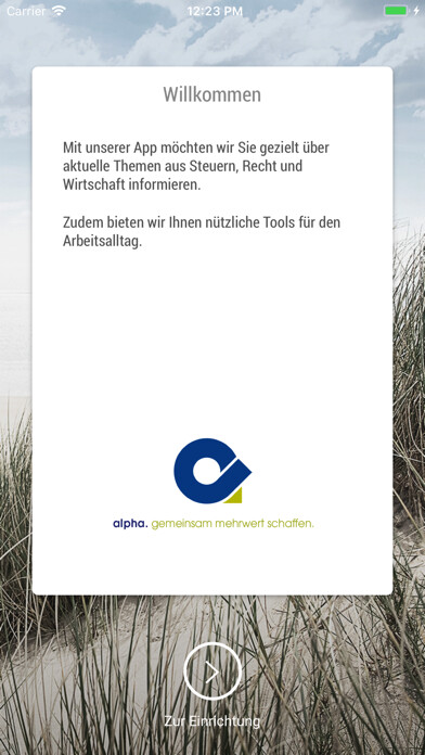Emulate iPhone app alpha Steuerberatung using MyAndroid Emulate iPhone app alpha Steuerberatung using MyAndroid