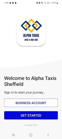 Run android online APK Alpha Taxis Sheffield from MyAndroid or emulate Alpha Taxis Sheffield using MyAndroid