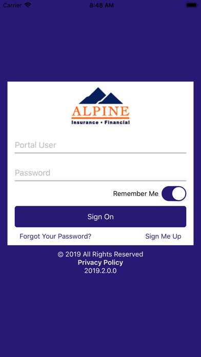 Emulate iPhone app Alpine Insurance using MyAndroid Emulate iPhone app Alpine Insurance using MyAndroid