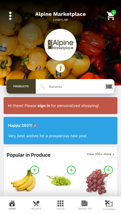 Emulate iPhone app Alpine Marketplace using MyAndroid