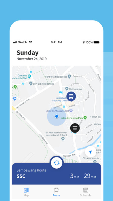 Emulate iPhone app ALPS Shuttle Bus using MyAndroid Emulate iPhone app ALPS Shuttle Bus using MyAndroid