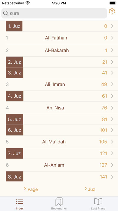 Emulate iPhone app القرآن الحكيم-AlQuran AlHakeem using MyAndroid