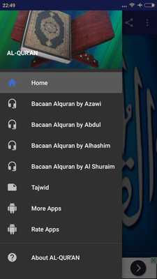 Emulate Android APK Al-Quran Mp3  Tajwid