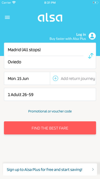 Emulate iPhone app Alsa: Buy coach tickets using MyAndroid Emulate iPhone app Alsa: Buy coach tickets using MyAndroid