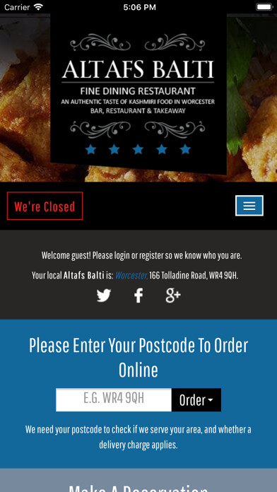 Emulate iPhone app Altafs Balti using MyAndroid Emulate iPhone app Altafs Balti using MyAndroid