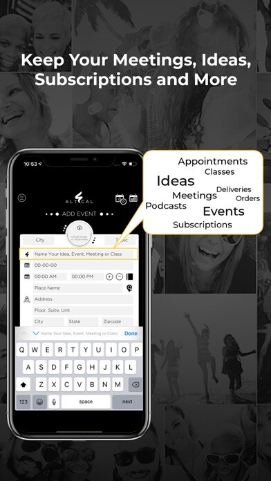Emulate iPhone app ALTCAL® 2023 Calendar Agenda using MyAndroid