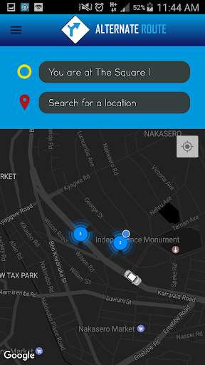 Run android online APK AlternateRoute from MyAndroid or emulate AlternateRoute using MyAndroid