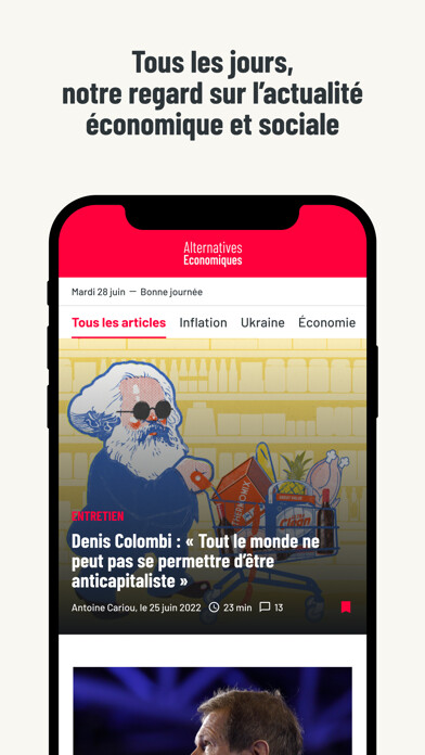 Emulate iPhone app Alternatives Economiques using MyAndroid Emulate iPhone app Alternatives Economiques using MyAndroid