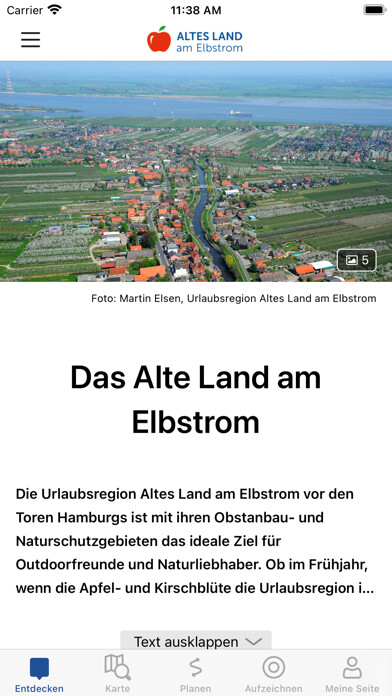 Emulate iPhone app Altes Land am Elbstrom using MyAndroid Emulate iPhone app Altes Land am Elbstrom using MyAndroid