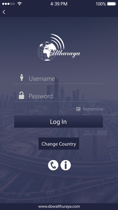 Emulate iPhone app Al Thuraya Tracking System using MyAndroid