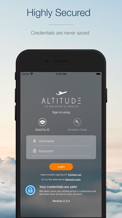 Emulate iPhone app Altitude for CX Crew using MyAndroid Emulate iPhone app Altitude for CX Crew using MyAndroid