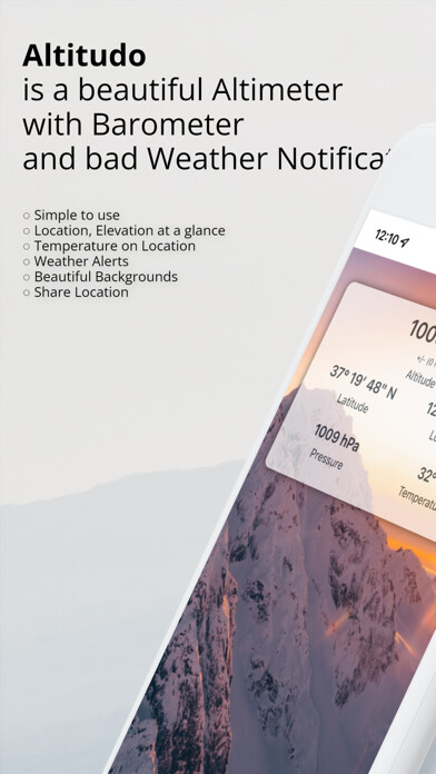 Emulate iPhone app Altitudo - Höhenmesser using MyAndroid