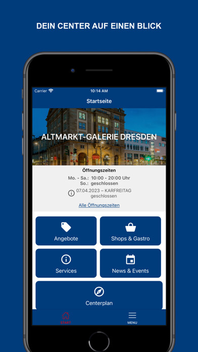 Emulate iPhone app Altmarkt-Galerie using MyAndroid Emulate iPhone app Altmarkt-Galerie using MyAndroid