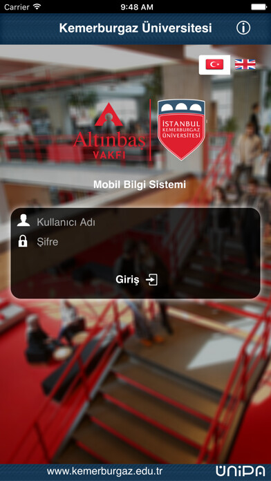Emulate iPhone app Alt?nba? Üniversitesi using MyAndroid Emulate iPhone app Alt?nba? Üniversitesi using MyAndroid